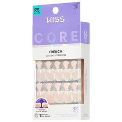 Kiss Core French False Nails - Your Moment (Angled Shot 2)