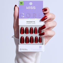 Kiss Core Magnetic False Nails - Apple Blossom (Model Shot 3)
