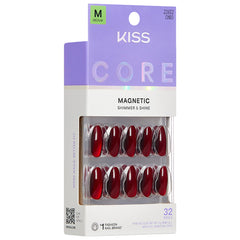 Kiss Core Magnetic False Nails - Apple Blossom (Angled Shot 1)