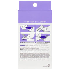 Kiss Core Magnetic False Nails - Apple Blossom (Back)