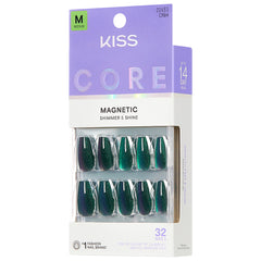 Kiss Core Magnetic False Nails - Shimmering (Angled Shot 2)