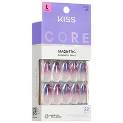 Kiss Core Magnetic False Nails - Twinkling Stars (Angled Shot 1)