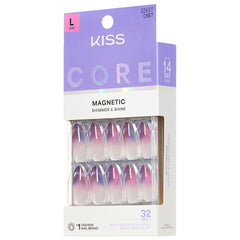 Kiss Core Magnetic False Nails - Twinkling Stars (Angled Shot 2)