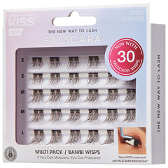 Kiss Falscara - Bambi Wisps Multipack (30 Pack) - Angled Packaging Shot 2