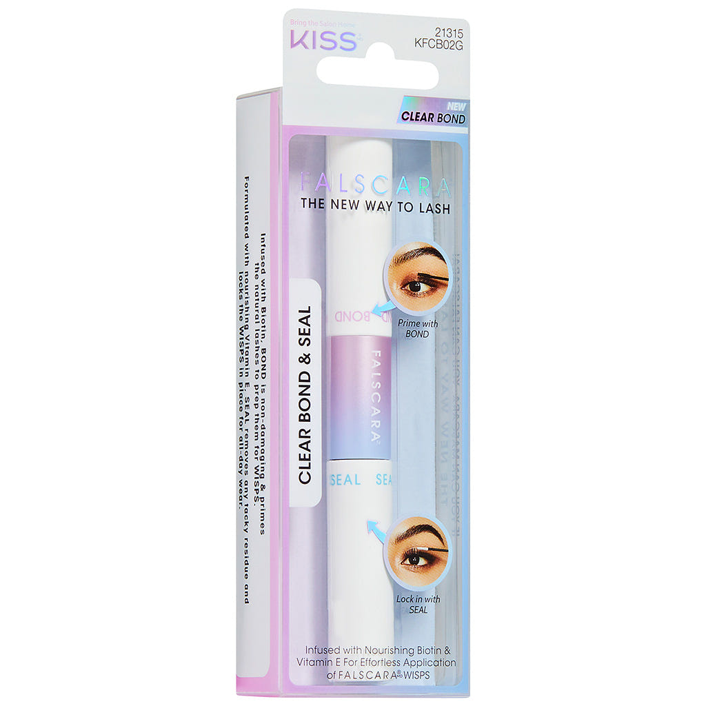 Kiss Falscara - Clear Bond & Seal (Angled Packaging Shot 1)