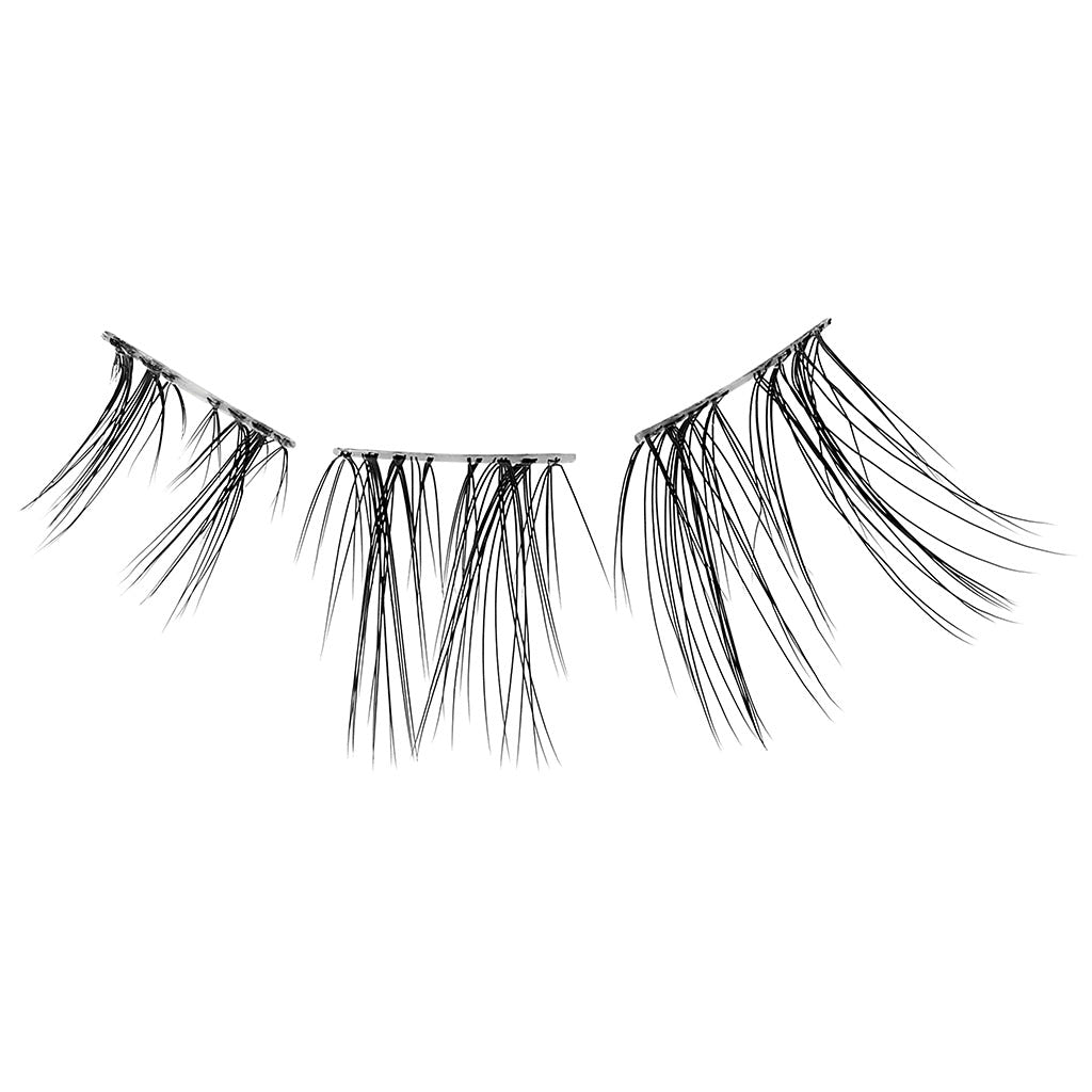 Kiss Falscara - Feathery & Wispy Clear Band Wisps (30 Pack) - Lash Scan 1