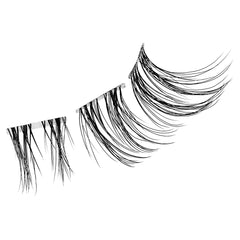 Kiss Falscara - Feathery & Wispy Clear Band Wisps (30 Pack) - Lash Scan 2