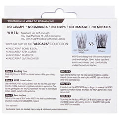 Kiss Falscara - Lengthening Wisps Multipack (Back of Packaging)