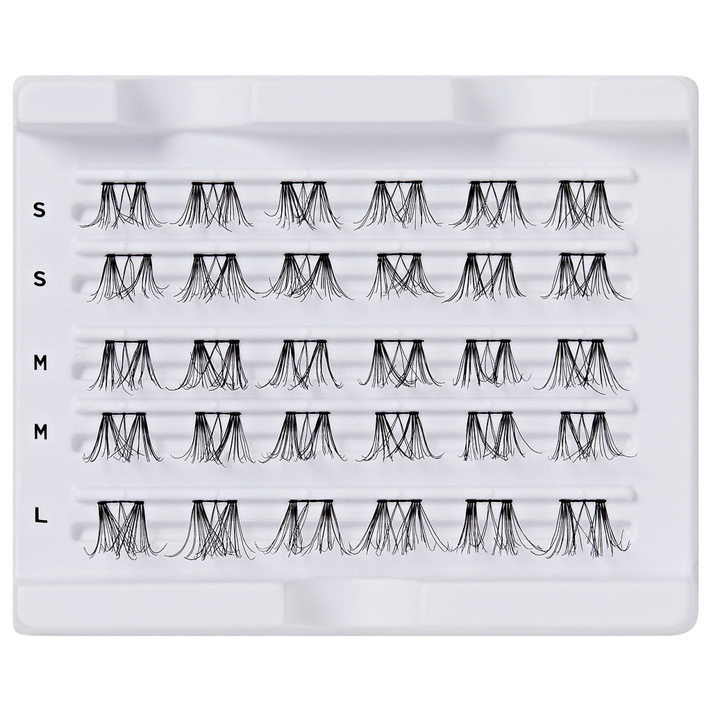 Kiss Falscara - Natural Wispy Wisps Multipack (30 Pack) - Tray Shot