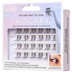 Kiss Falscara - Natural Wispy Wisps Multipack (Angled Packaging Shot 2)