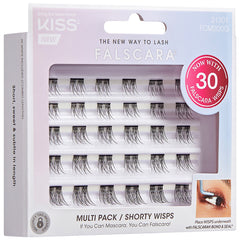 Kiss Falscara - Shorty Wisps Multipack (30 Pack) - Angled Packaging Shot 1