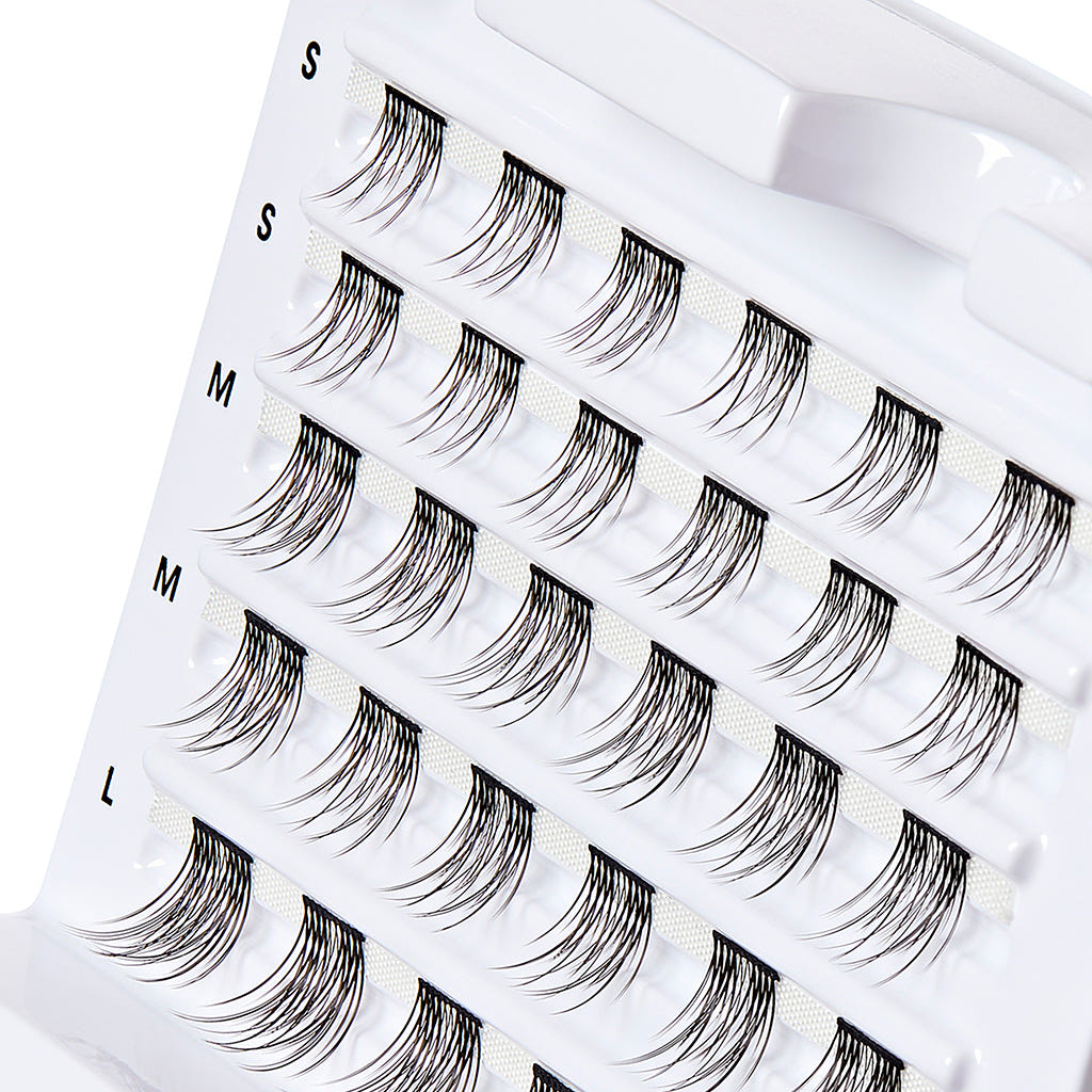Kiss Falscara - Shorty Wisps Multipack (30 Pack) - Angled Tray Shot