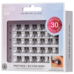 Kiss Falscara - So X-Tra Wisps Multipack (30 Pack) - Angled Packaging Shot 2