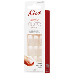 Kiss False Nails Acrylic Nude Nails - Soothing (Angled Packaging Shot 2)