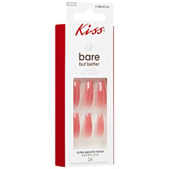 Kiss False Nails Bare But Better Nails - Blank Space (Angled Packaging Shot 1)