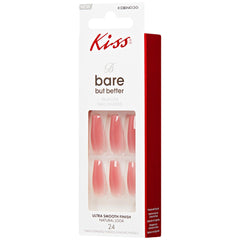 Kiss False Nails Bare But Better Nails - Blank Space (Angled Packaging Shot 2)