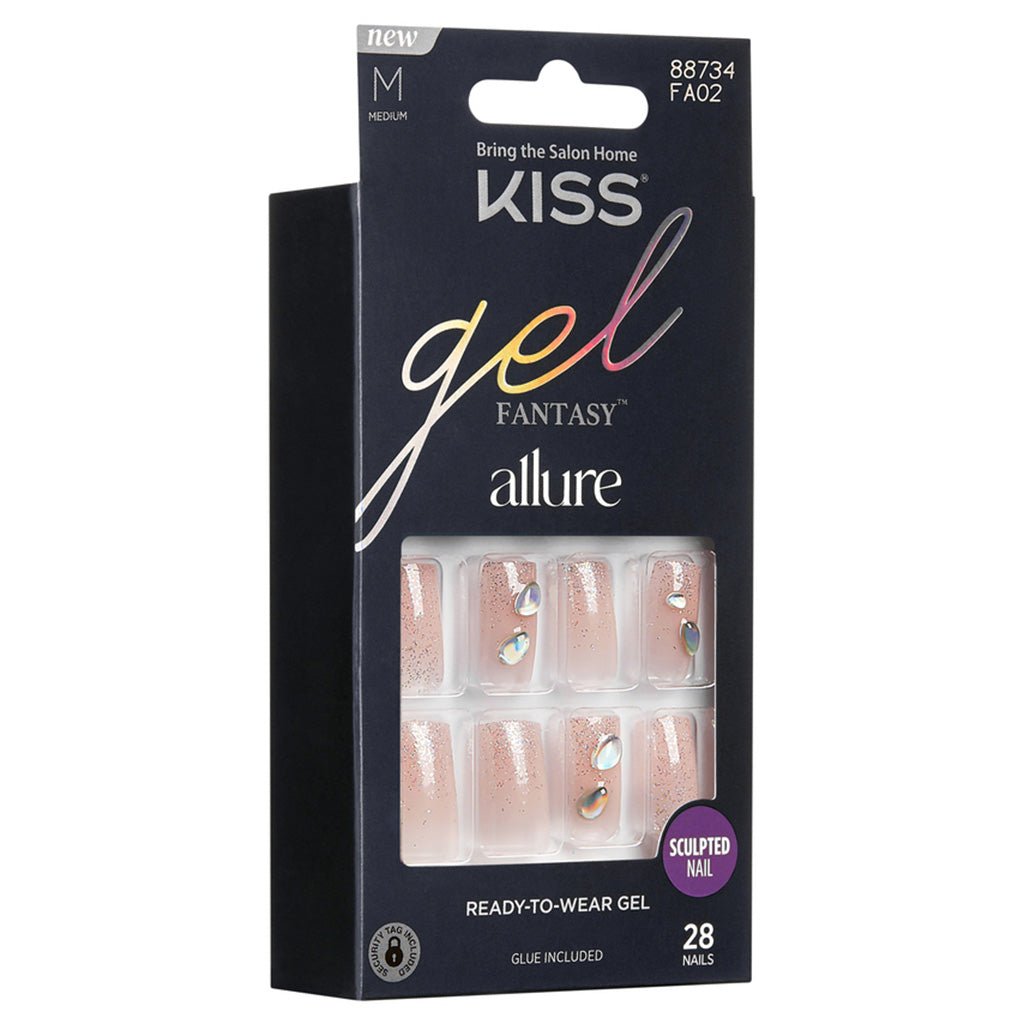 Kiss False Nails Gel Fantasy Allure - Transformation | False Eyelashes