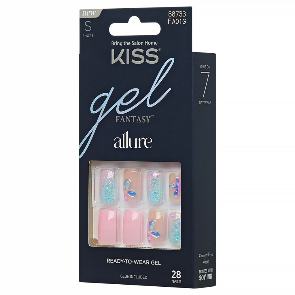 Kiss False Nails Gel Fantasy Allure - Variation | False Eyelashes