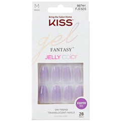 Kiss False Nails Gel Fantasy Jelly Color - Quince Jelly