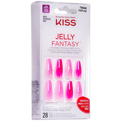 Kiss False Nails Gel Fantasy Jelly Nails - Jelly Baby (Angled Packaging Shot 1)