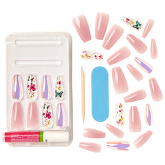 Kiss False Nails Gel Fantasy Jelly Nails - Jelly Cookie (Components)