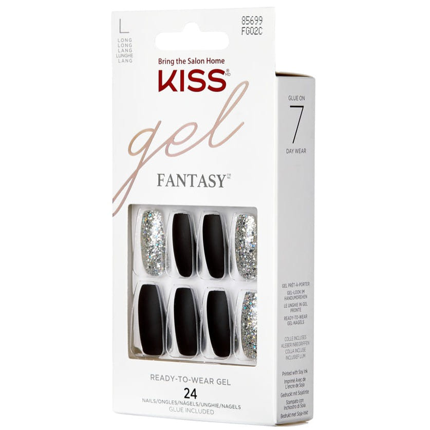 Kiss False Nails Gel Fantasy Nails - A Whole New World (Angled Packaging 2)