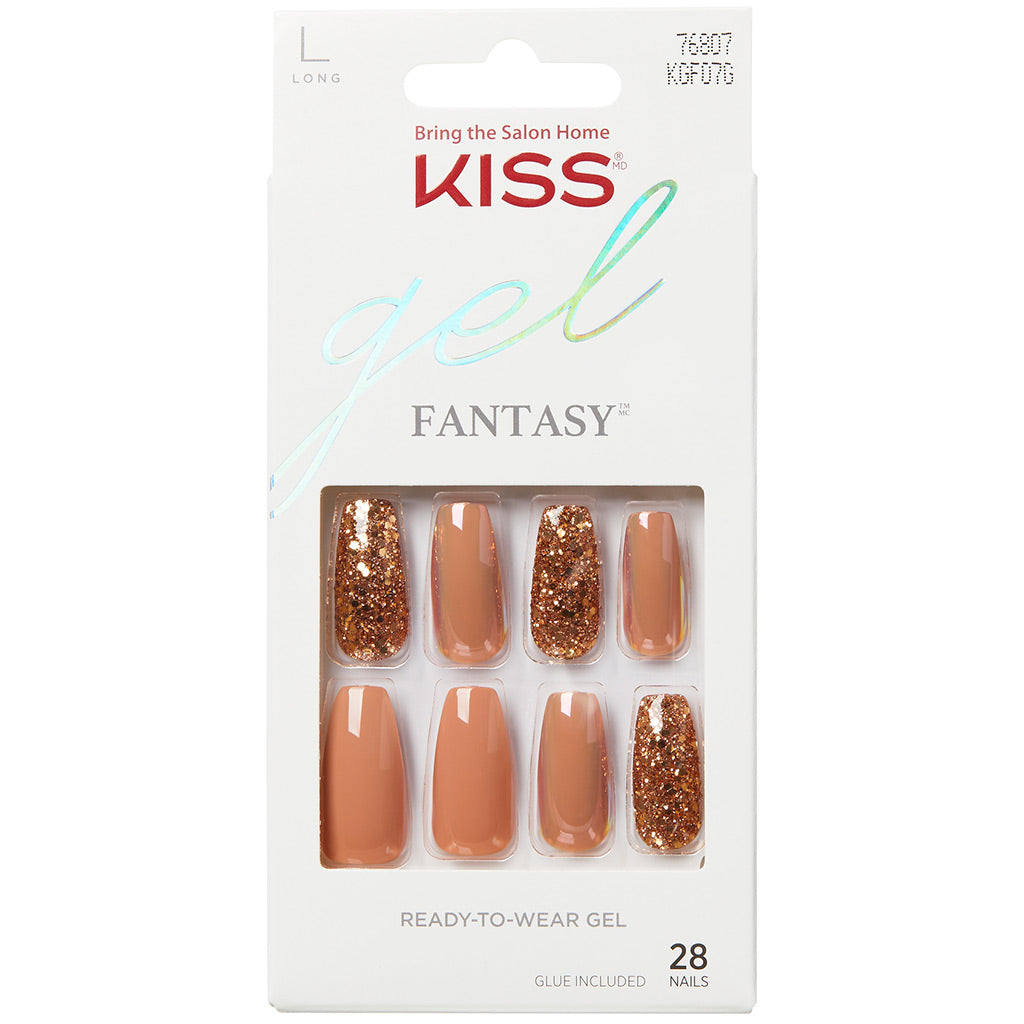 Kiss False Nails Gel Fantasy Nails - Don't Lose My Number | False Eyelashes