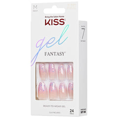 Kiss False Nails Gel Fantasy Nails - Winter Sparks (Angled Packaging Shot 2)