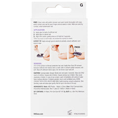 Kiss False Nails Gel Fantasy Nails - Winter Sparks (Back of Packaging)