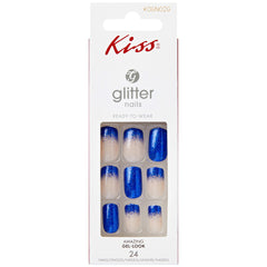 Kiss False Nails Glitter Nails - Live The Moment