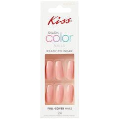 Kiss False Nails Salon Color Nails - Fake Smile