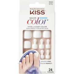 Kiss False Nails Salon Color Toe Nails - This Is Class