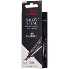 Kiss False Nails Salon X-Tend - LED Gel Adhesive (10ml) - Angled Packaging Shot 2