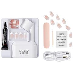 Kiss False Nails Salon X-Tend Starter Kit - Pure (Contents)