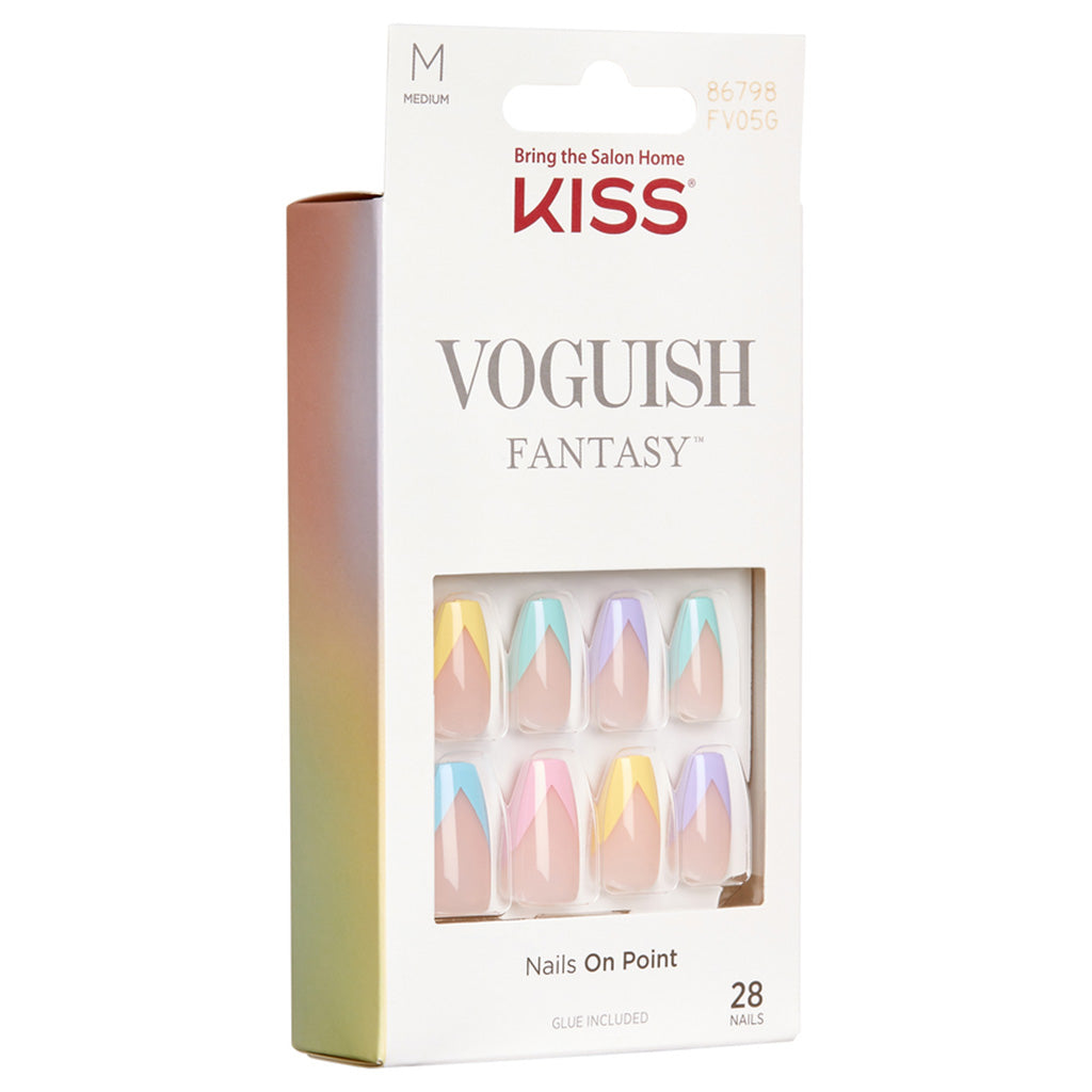 Kiss False Nails Voguish Fantasy - Disco Ball | False Eyelashes