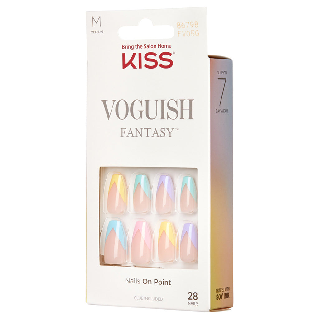 Kiss False Nails Voguish Fantasy - Disco Ball | False Eyelashes