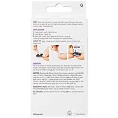 Kiss False Nails Voguish Fantasy Nails - Fashspiration (Back of Packaging)