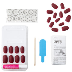 Kiss Gel Fantasy Nails - Whatever (Contents)