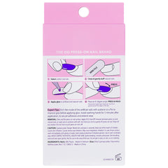Kiss Glam 3D & Jewelled False Nails - Breeze of Bliss (Back)