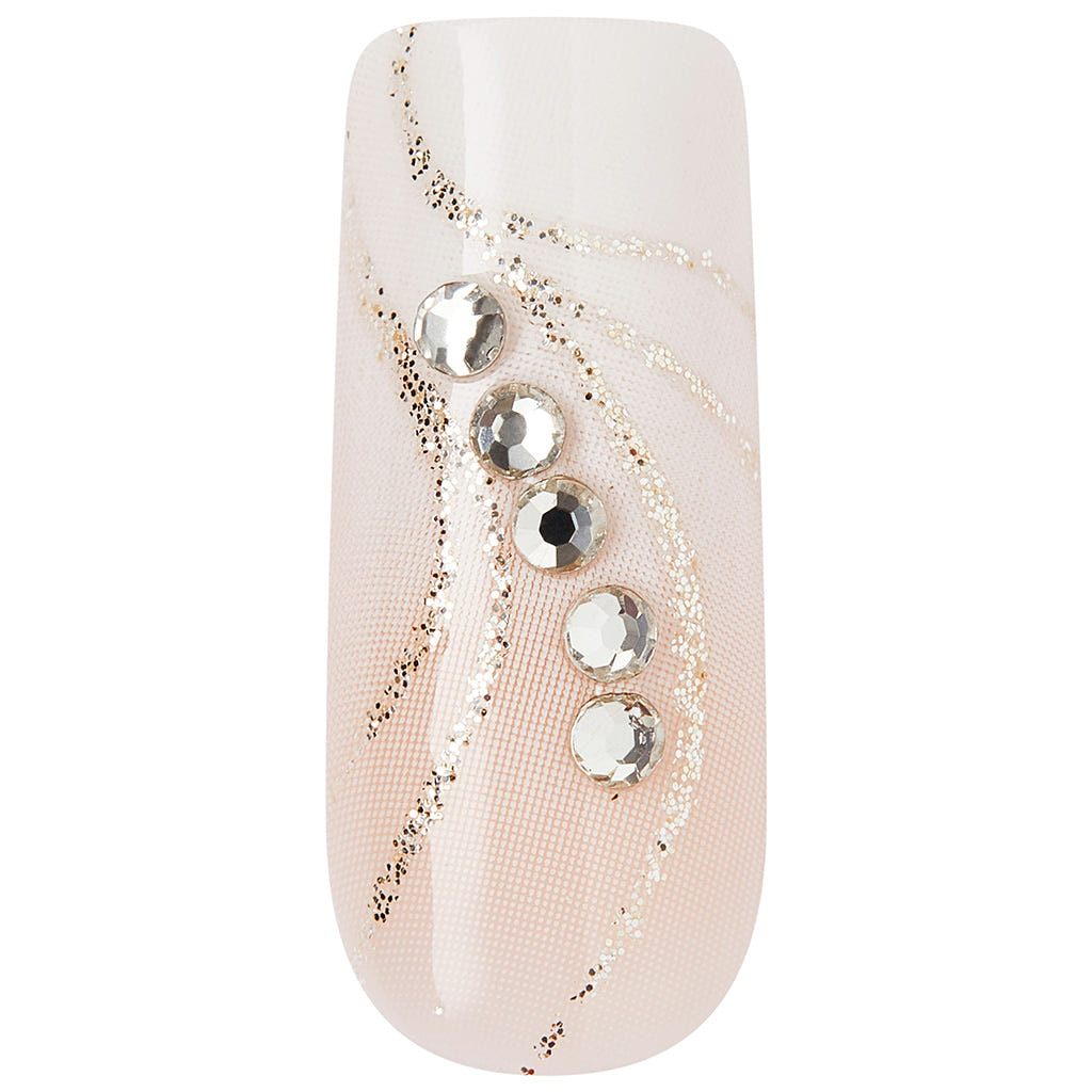Kiss Glam 3D & Jewelled False Nails - Wrapped in Beauty (Nail Scan 1)