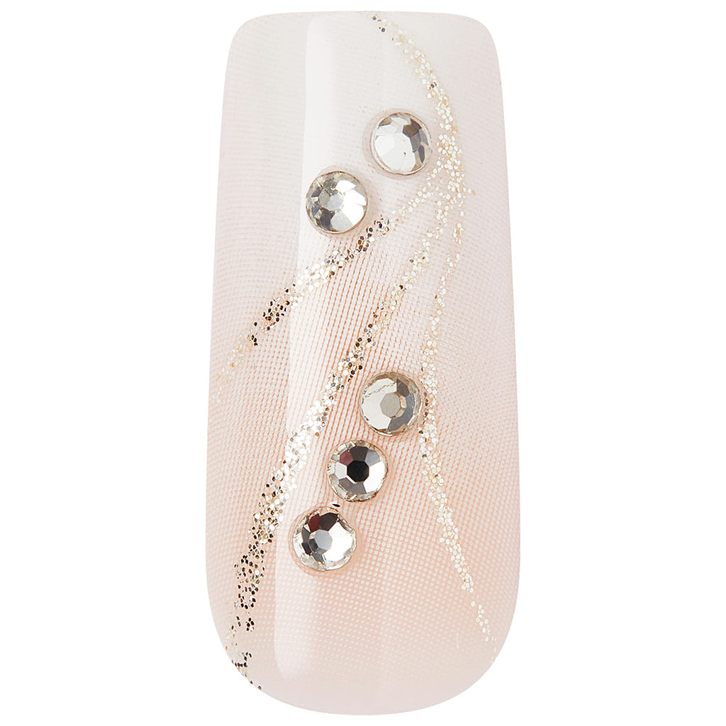Kiss Glam 3D & Jewelled False Nails - Wrapped in Beauty (Nail Scan 2)