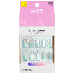 Kiss Glam Embellished False Nails - Celestique