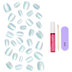 Kiss Glam Embellished False Nails - Celestique (Components)