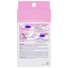 Kiss Glam Embellished False Nails - Celestique (Back)