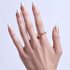 Kiss Glam Embellished False Nails - Day n Night (Model Shot 1)