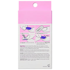 Kiss Glam Embellished False Nails - Day n Night (Back)