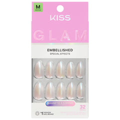 Kiss Glam Embellished False Nails - Dive
