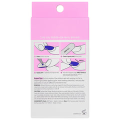 Kiss Glam Embellished False Nails - Dive (Back)