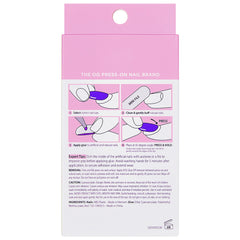 Kiss Glam Embellished False Nails - Golden Hour Affairs (Back)