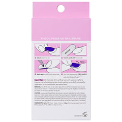 Kiss Glam Embellished False Nails - One n Only (Back)